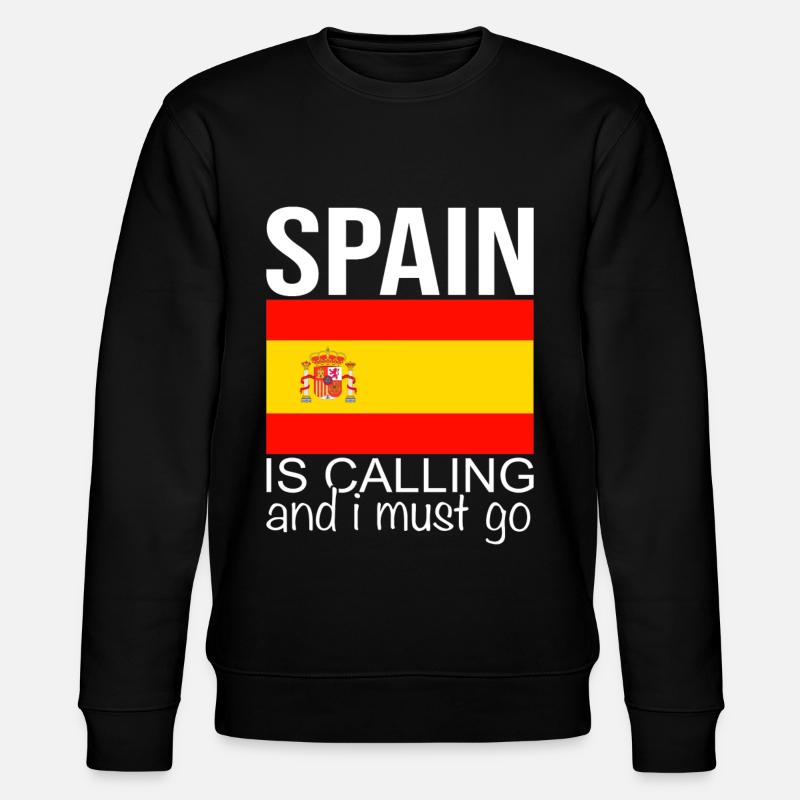 Spain Saying - Stanley/Stella CHANGER Unisex Organic Sweatshirt - black
