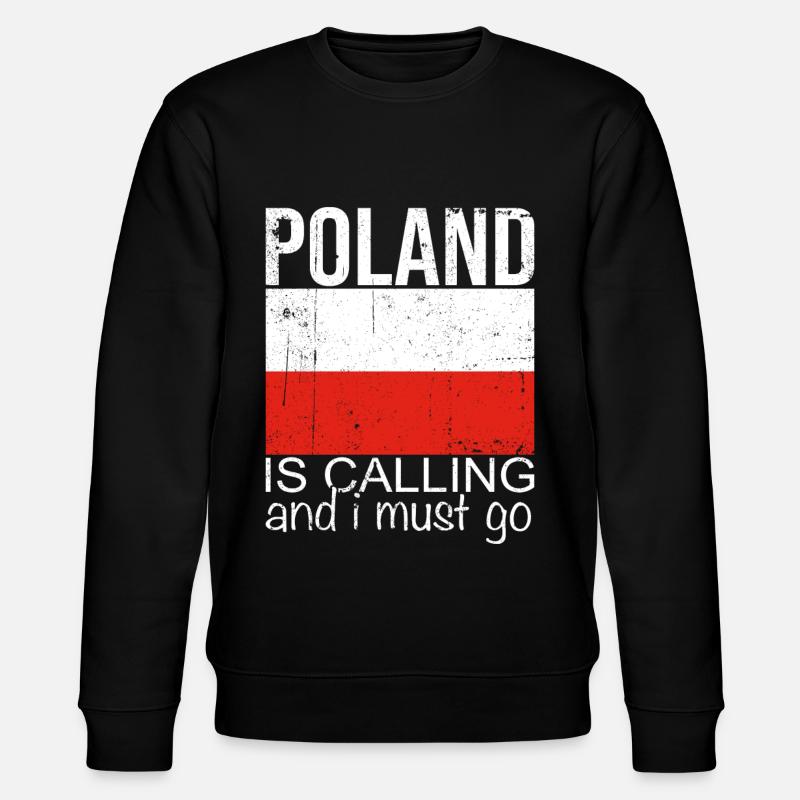 Pologne Dicton - Sweat bio CHANGER Stanley/Stella Unisexe - noir