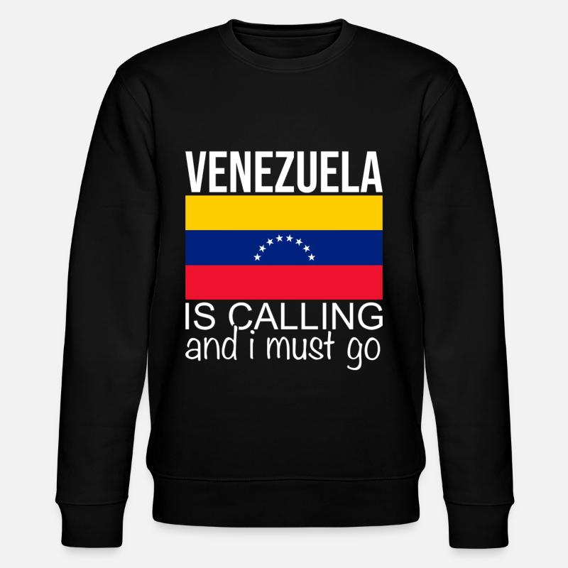 Venezuela Spruch - Stanley/Stella Unisex Bio-Sweatshirt CHANGER - Schwarz