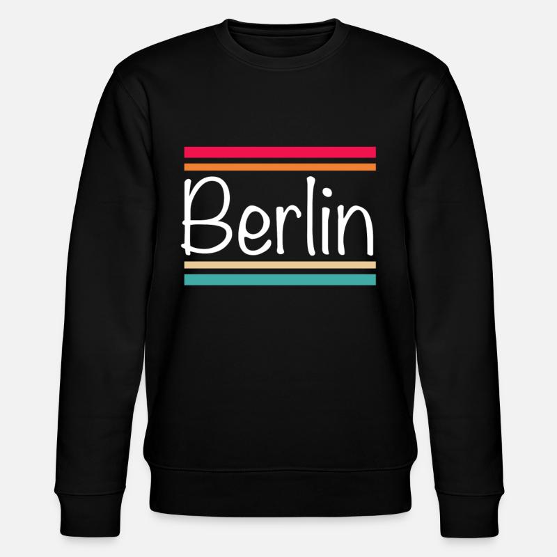 Berlin - Stanley/Stella CHANGER Unisex Organic Sweatshirt - black
