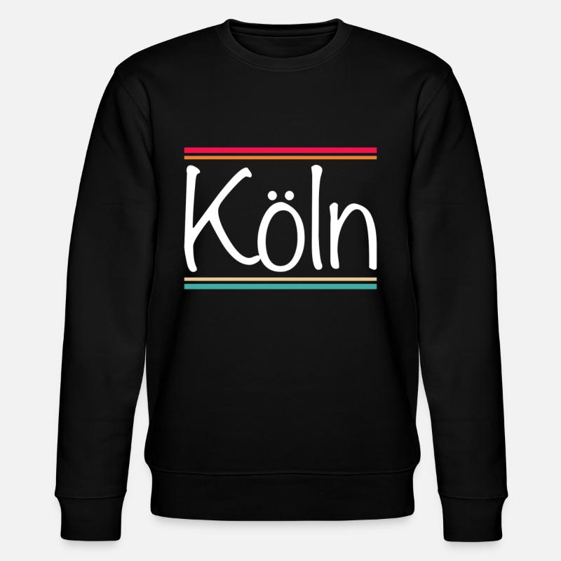 Köln - Stanley/Stella Unisex Bio-Sweatshirt CHANGER  - Schwarz