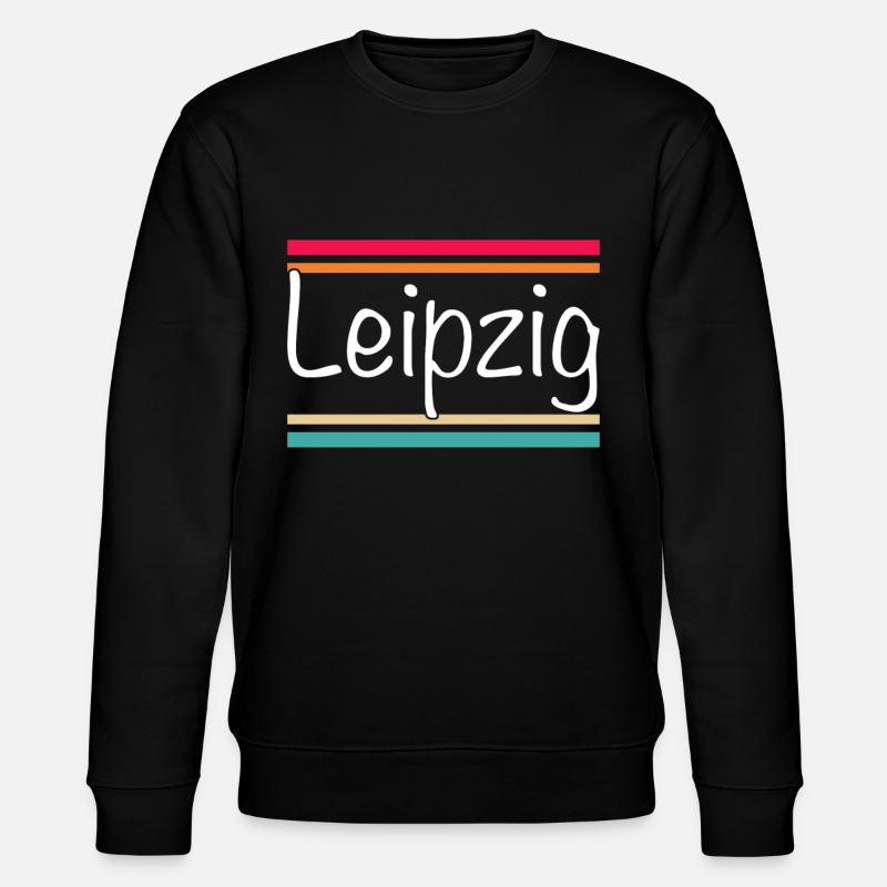 Leipzig - Stanley/Stella Unisex Bio-Sweatshirt CHANGER  - Schwarz