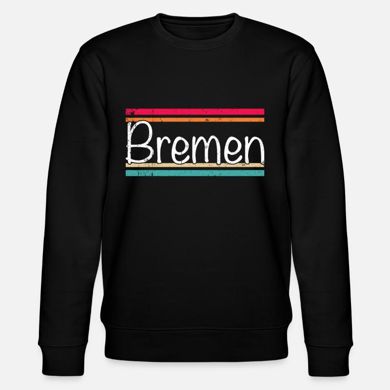 Bremen - Stanley/Stella Unisex Bio-Sweatshirt CHANGER  - Schwarz