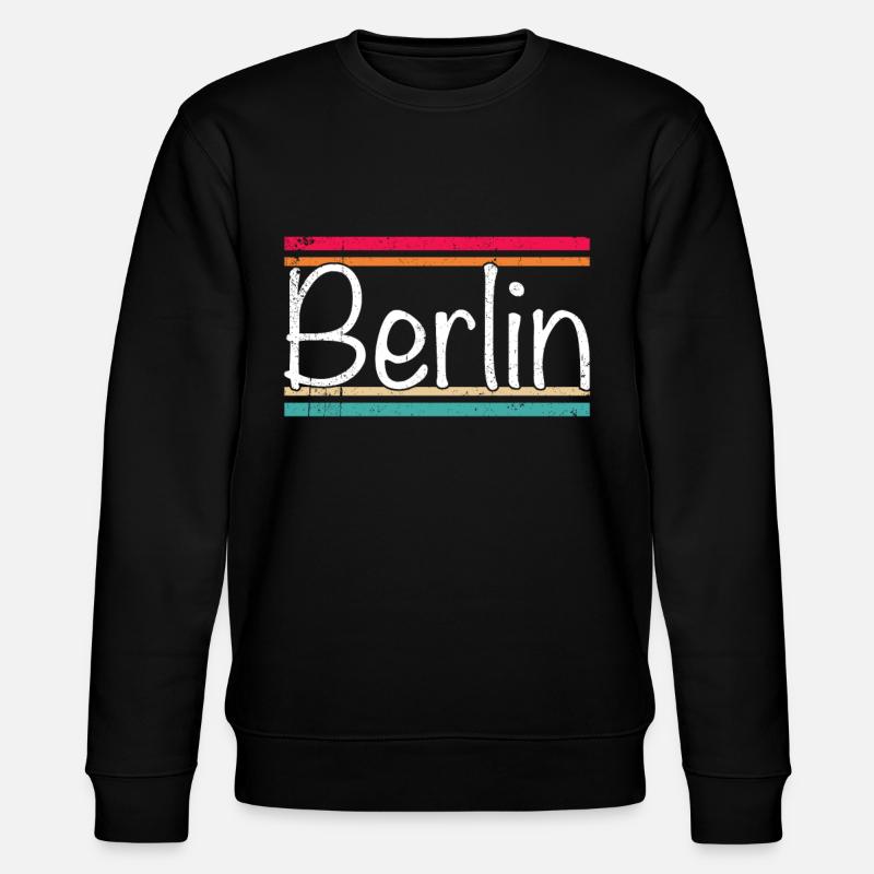 Berlin - Sweat bio CHANGER Stanley/Stella Unisexe - noir