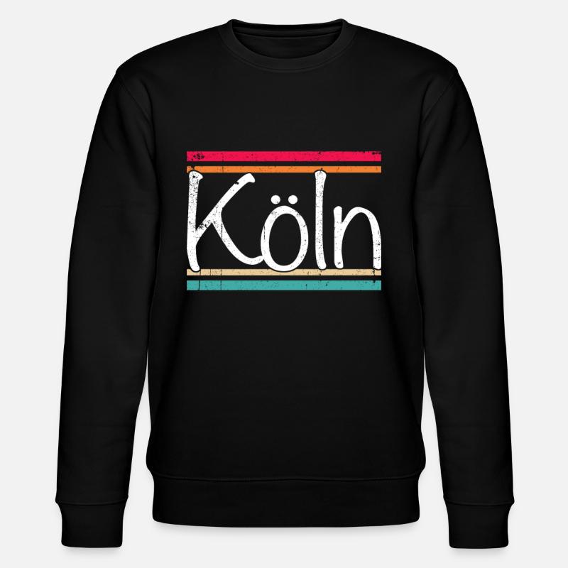 Köln - Stanley/Stella Unisex Bio-Sweatshirt CHANGER  - Schwarz