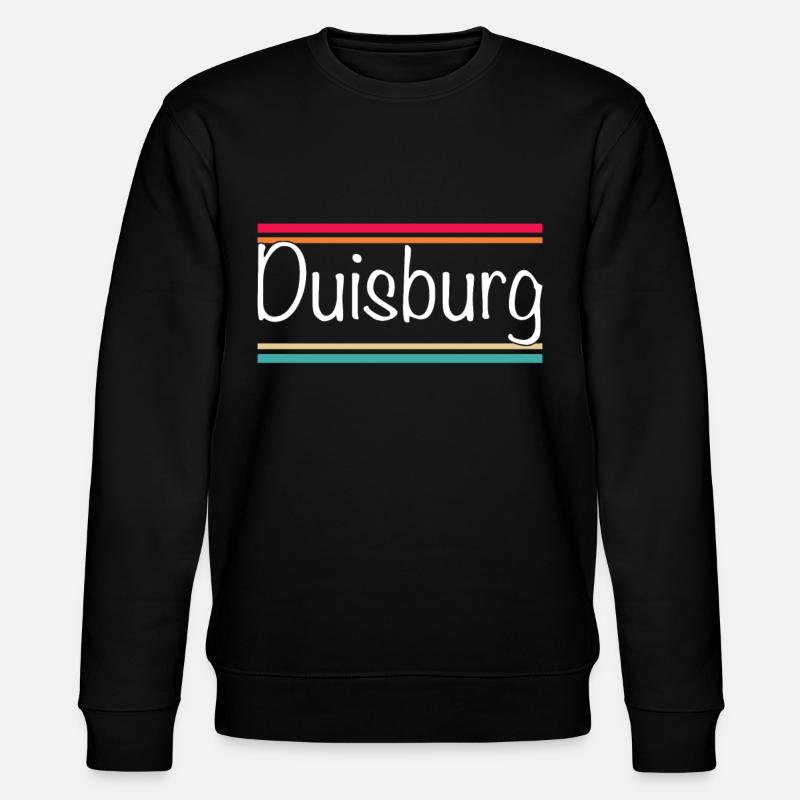 Duisburg - Stanley/Stella Unisex Bio-Sweatshirt CHANGER - Schwarz
