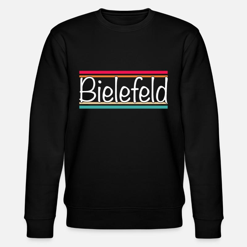 Bielefeld - Stanley/Stella Unisex Bio-Sweatshirt CHANGER  - Schwarz