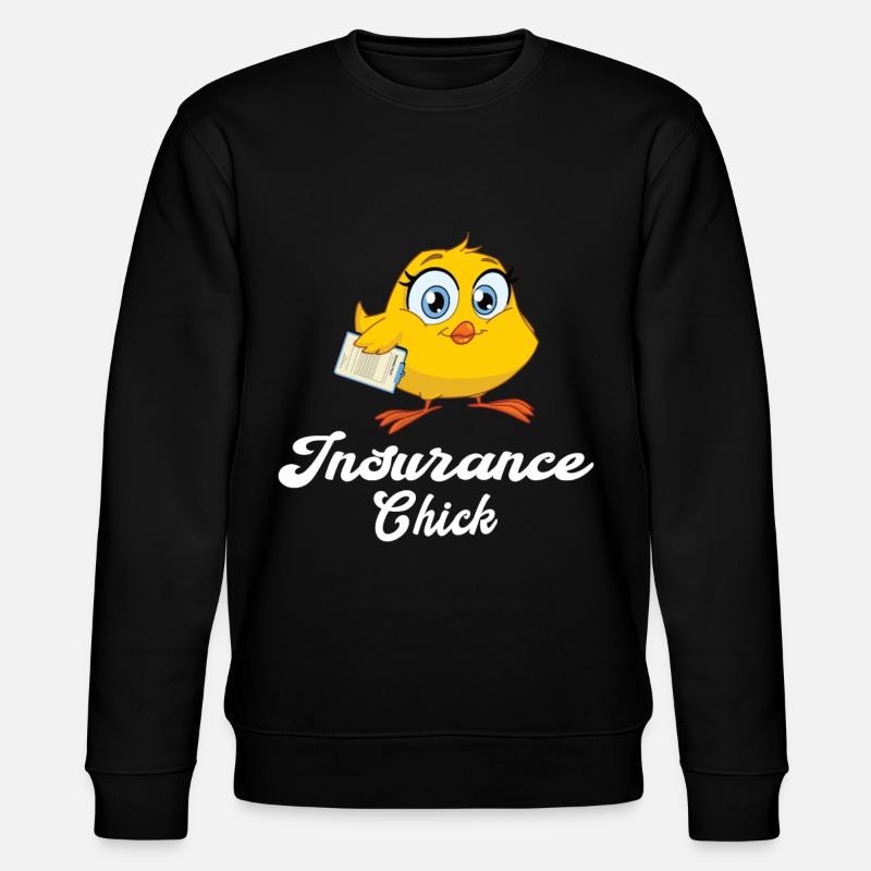 Lustiger Versicherungsvertriebsvertreter - Stanley/Stella Unisex Bio-Sweatshirt CHANGER  - Schwarz