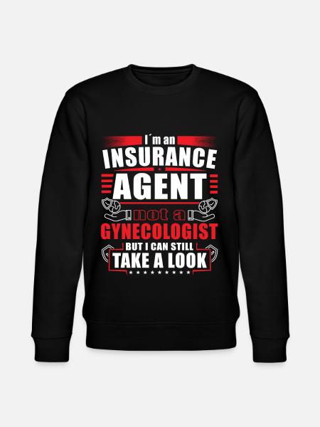 Funny Insurance Sales Representative - Stanley/Stella CHANGER Unisex Organic Sweatshirt - black
