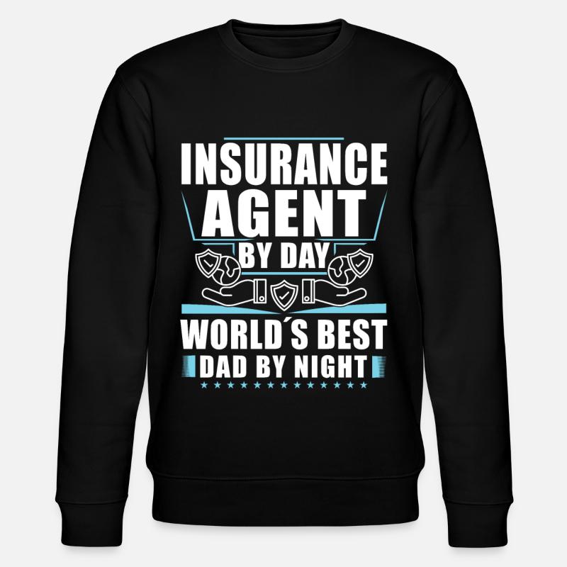 Funny Insurance Sales Representative - Stanley/Stella CHANGER Unisex Organic Sweatshirt - black
