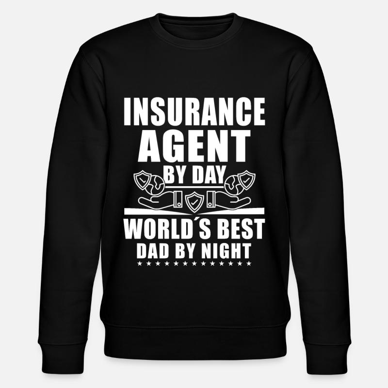 Funny Insurance Sales Representative - Stanley/Stella CHANGER Unisex Organic Sweatshirt - black