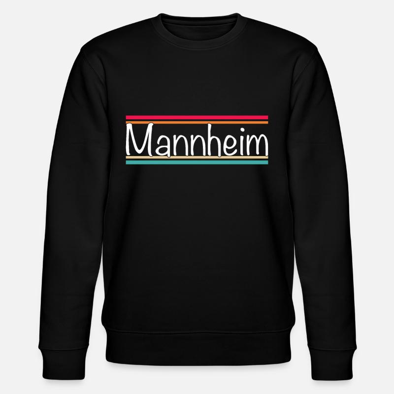 Mannheim - Stanley/Stella Unisex Bio-Sweatshirt CHANGER  - Schwarz