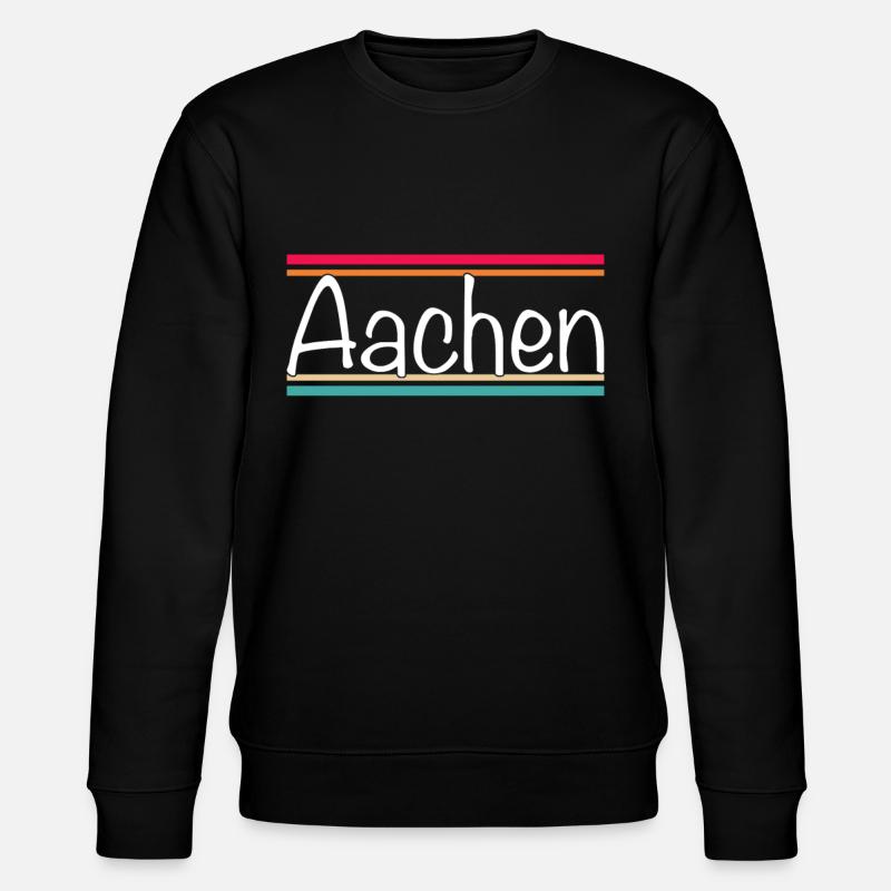 Aachen - Stanley/Stella Unisex Bio-Sweatshirt CHANGER  - Schwarz