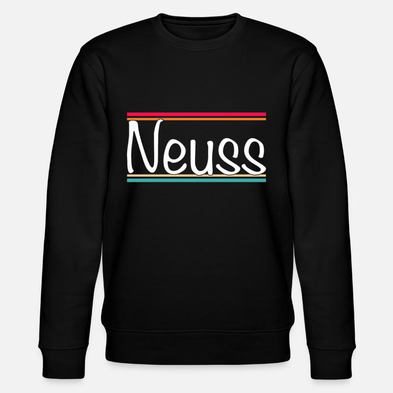 Neuss - Stanley/Stella Unisex Bio-Sweatshirt CHANGER  - Schwarz