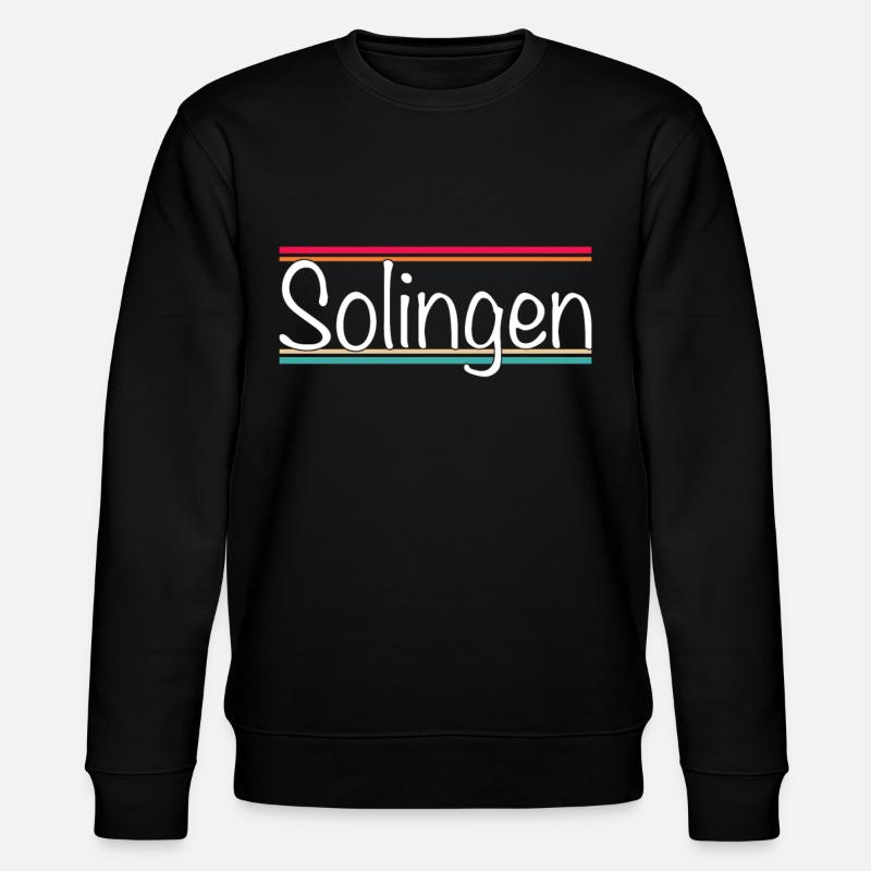 Solingen - Stanley/Stella Unisex Bio-Sweatshirt CHANGER  - Schwarz