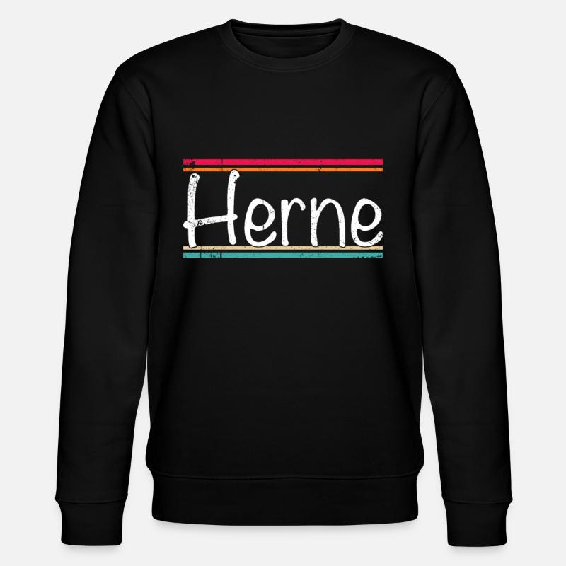 Herne - Stanley/Stella Unisex Bio-Sweatshirt CHANGER  - Schwarz