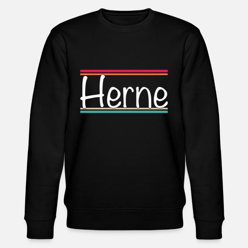 Herne - Stanley/Stella Unisex Bio-Sweatshirt CHANGER  - Schwarz