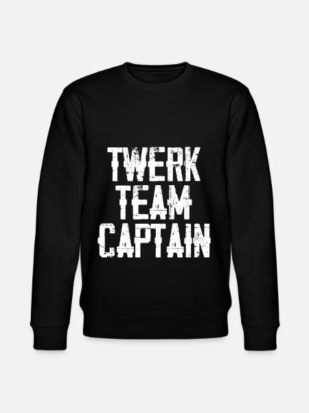 Twerk Team Captain 3 - Stanley/Stella CHANGER Unisex Organic Sweatshirt - black