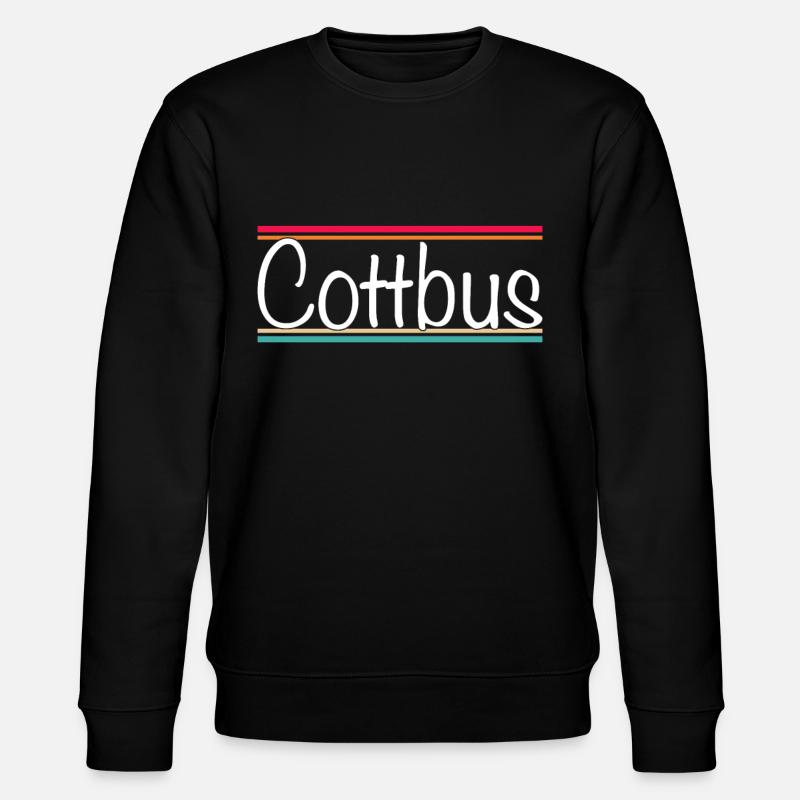 Cottbus - Stanley/Stella Unisex Bio-Sweatshirt CHANGER  - Schwarz