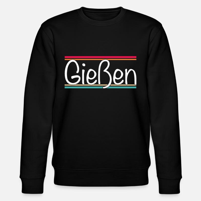 Gießen - Stanley/Stella Unisex Bio-Sweatshirt CHANGER - Schwarz
