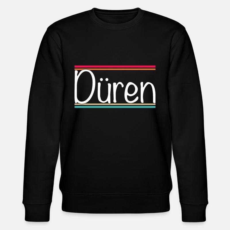 Düren - Stanley/Stella Unisex Bio-Sweatshirt CHANGER  - Schwarz