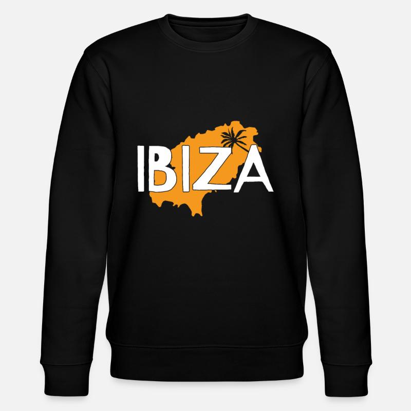 Ibiza - Stanley/Stella Unisex Bio-Sweatshirt CHANGER  - Schwarz