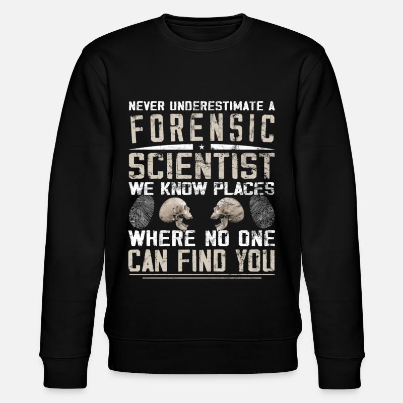 Criminologist - Forensic Science - Stanley/Stella CHANGER Unisex Organic Sweatshirt - black