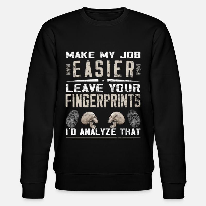 Criminologist - Forensic Science - Stanley/Stella CHANGER Unisex Organic Sweatshirt - black
