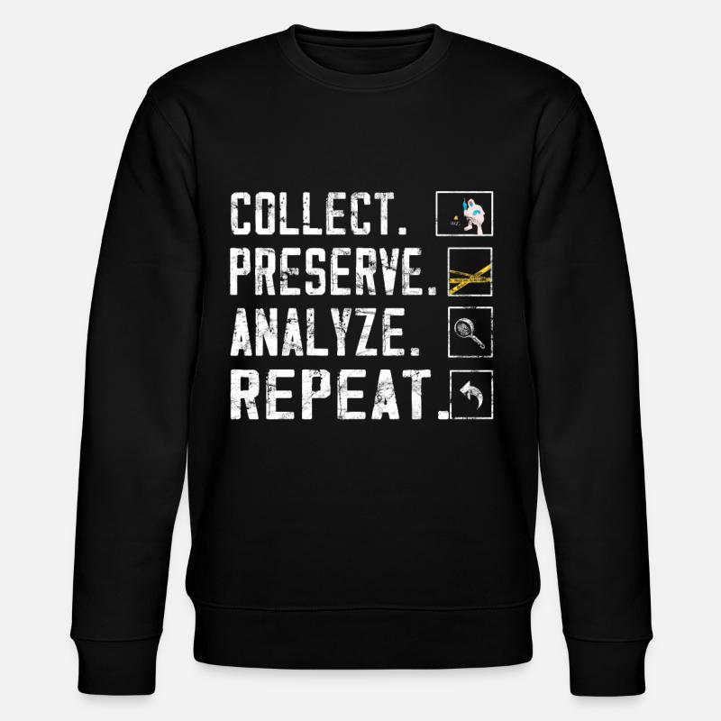 Criminologist - Forensic Science - Stanley/Stella CHANGER Unisex Organic Sweatshirt - black