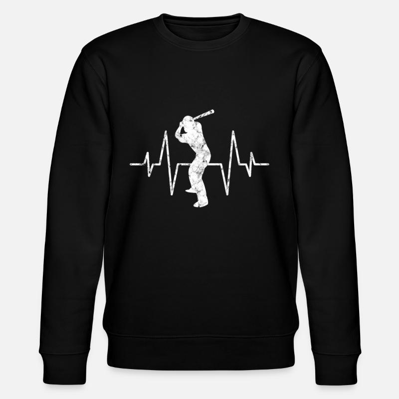 Battement de cœur de baseball - Sweat bio CHANGER Stanley/Stella Unisexe - noir