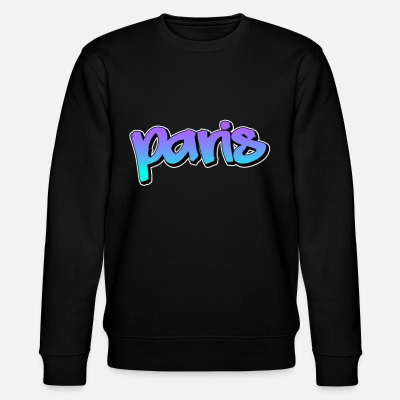 Paris - Stanley/Stella Unisex Bio-Sweatshirt CHANGER  - Schwarz