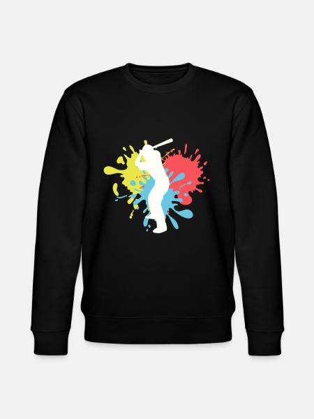 Baseball - Stanley/Stella Unisex Bio-Sweatshirt CHANGER - Schwarz