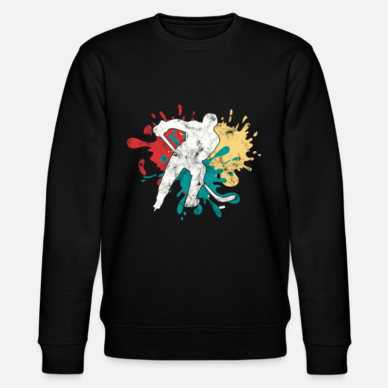 Hockey sur glace - Sweat bio CHANGER Stanley/Stella Unisexe - noir