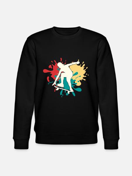 Skater - Stanley/Stella CHANGER Unisex Organic Sweatshirt - black