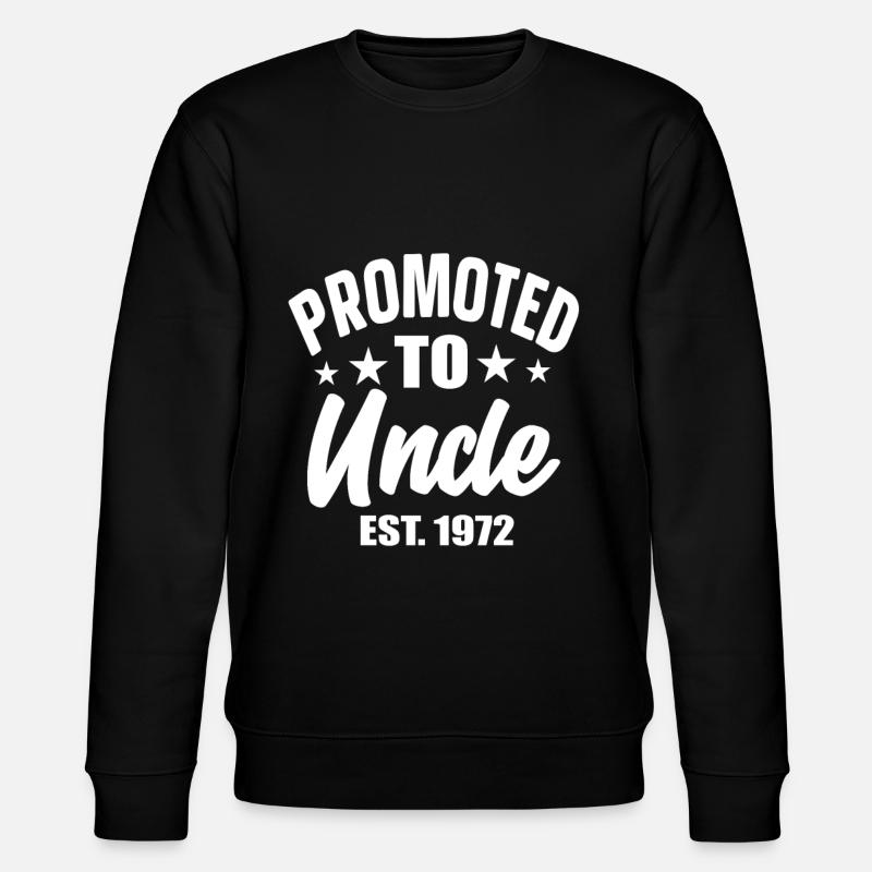 Promu Oncle est 1972 - Sweat bio CHANGER Stanley/Stella Unisexe - noir