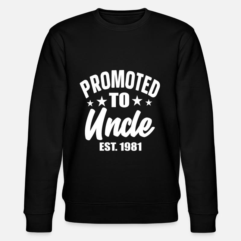 Promu Oncle est 1981 - Sweat bio CHANGER Stanley/Stella Unisexe - noir
