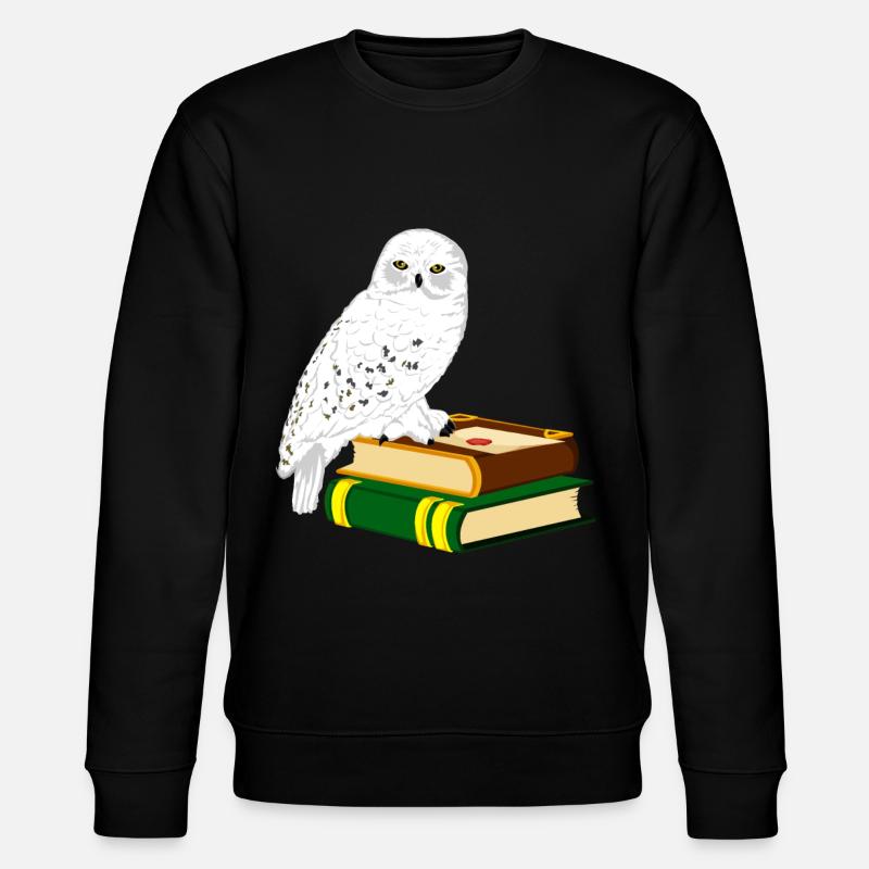 Snowy Owl Books Magic - Stanley/Stella CHANGER Unisex Organic Sweatshirt - black