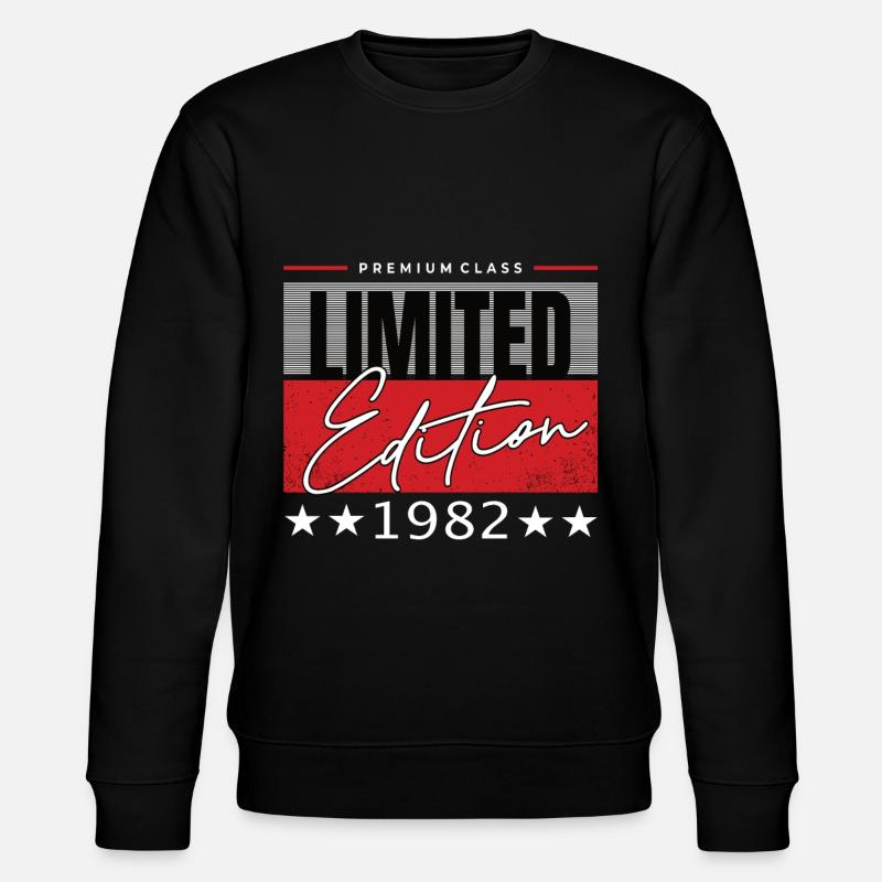Limited Edition 1982 - Stanley/Stella CHANGER Unisex Organic Sweatshirt - black