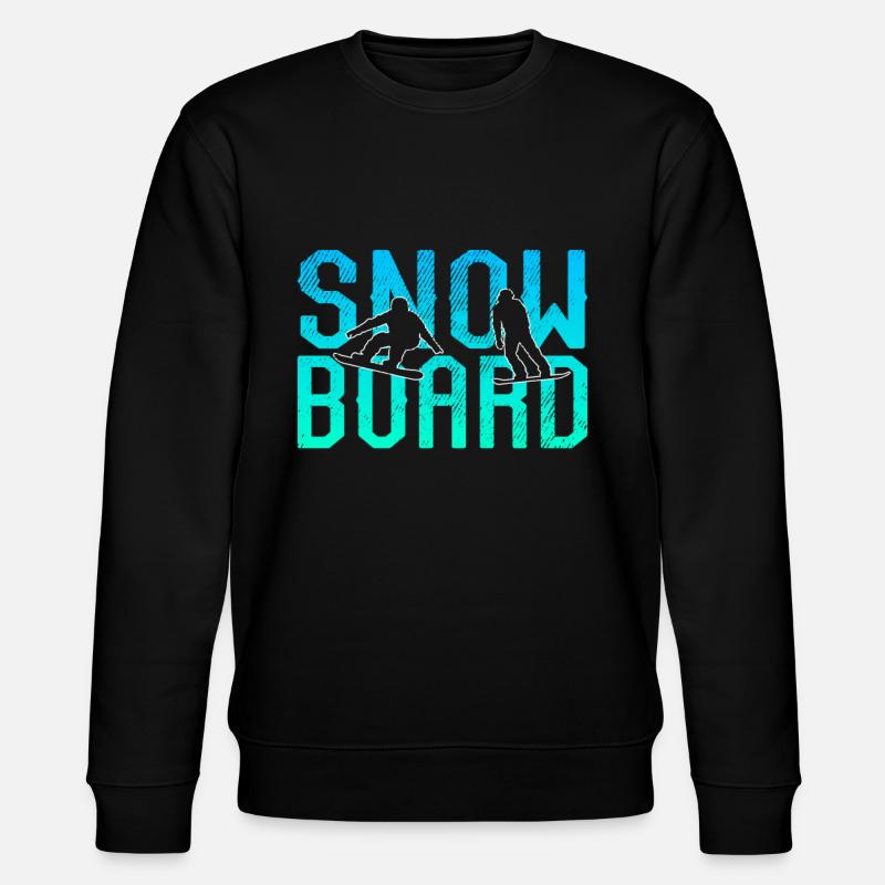 Snowboard - Stanley/Stella Unisex Bio-Sweatshirt CHANGER  - Schwarz