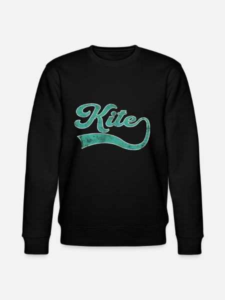 Kite lettering - Stanley/Stella CHANGER Unisex Organic Sweatshirt - black