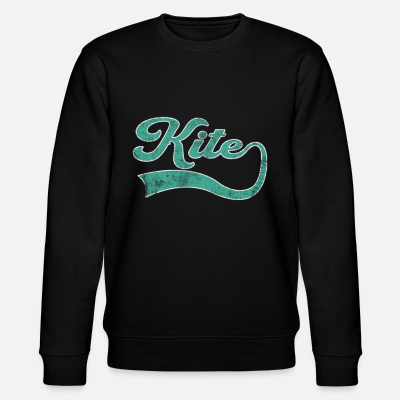 Kite Schriftzug - Stanley/Stella Unisex Bio-Sweatshirt CHANGER - Schwarz
