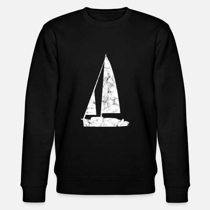 Silhouette de voilier - Sweat bio CHANGER Stanley/Stella Unisexe - noir
