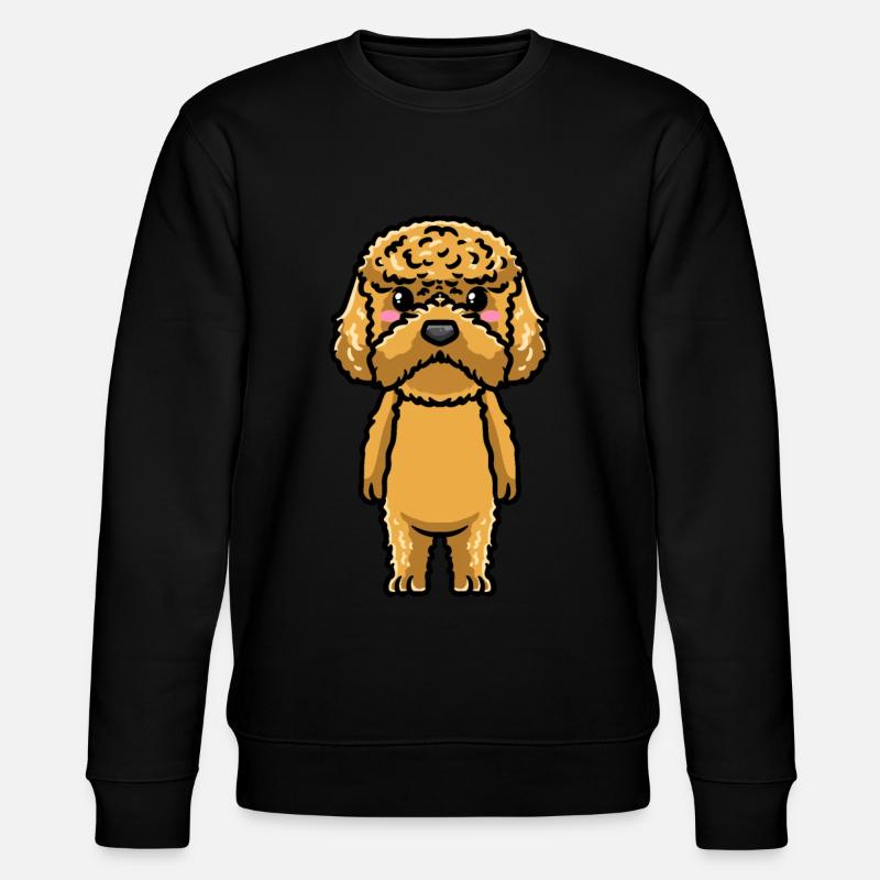 Kawaii Cockapoo Dog Emoticon - Sweat bio CHANGER Stanley/Stella Unisexe - noir