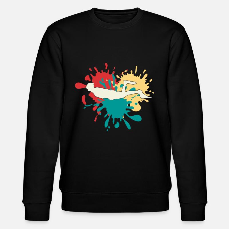 Silhouette de plongée - Sweat bio CHANGER Stanley/Stella Unisexe - noir