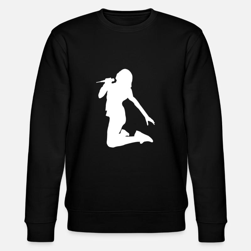 Silhouette de chanteuse chanteuse - Sweat bio CHANGER Stanley/Stella Unisexe - noir