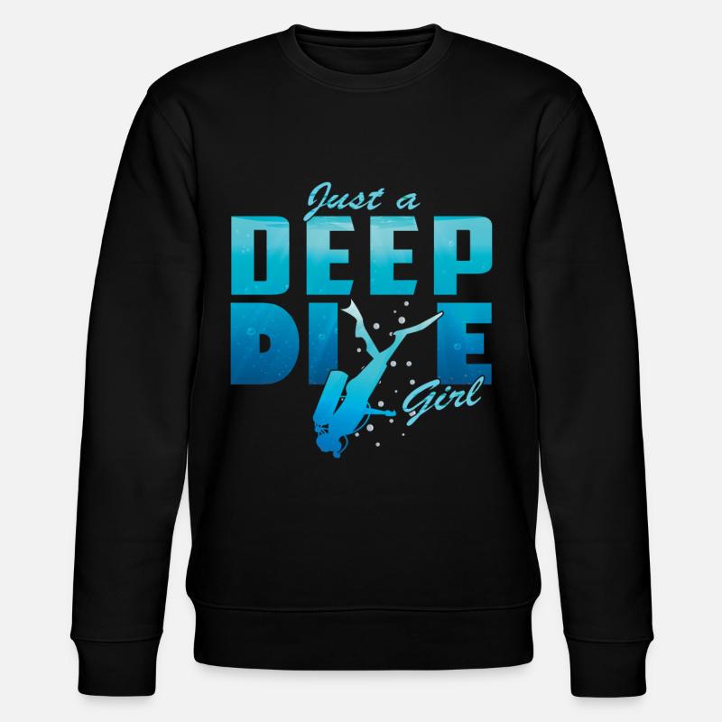 Plongée profonde Freedive DeepDive - Sweat bio CHANGER Stanley/Stella Unisexe - noir