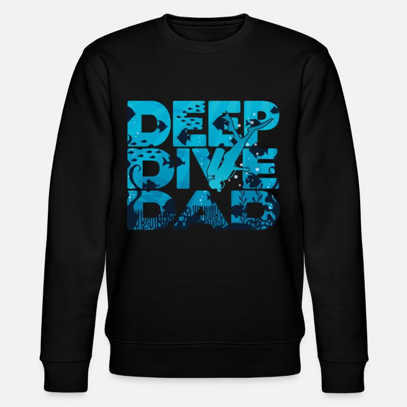 Freedive Deep Dive DeepDive papa - Sweat bio CHANGER Stanley/Stella Unisexe - noir