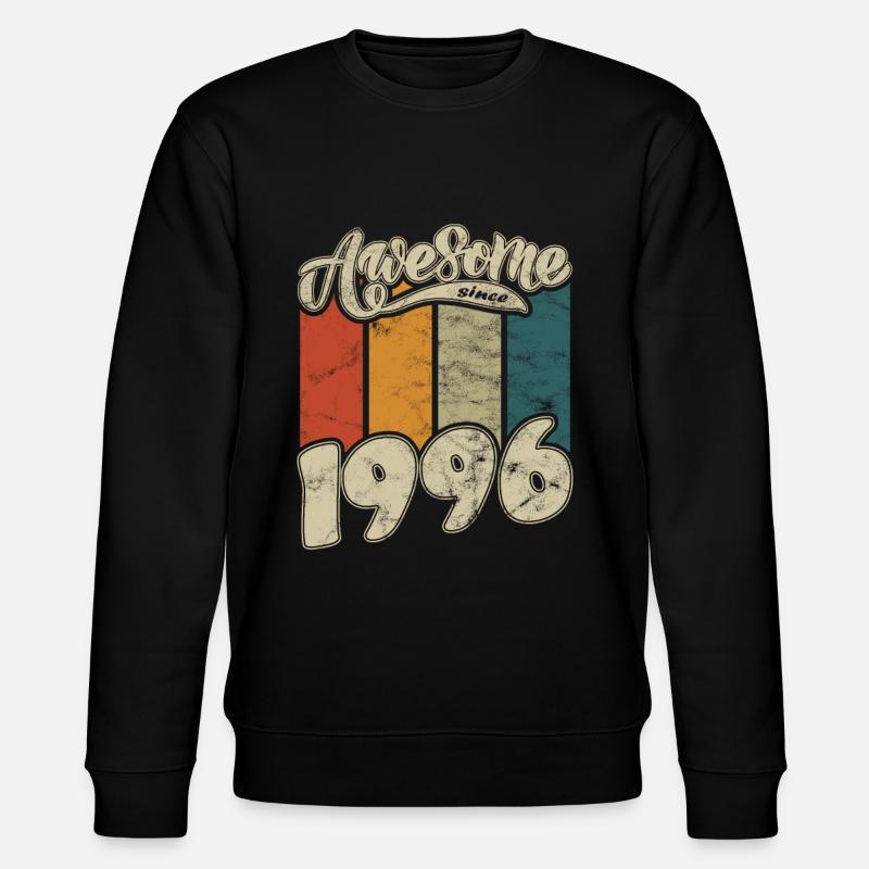 1996 Anniversaire génial depuis Retro - Sweat bio CHANGER Stanley/Stella Unisexe - noir