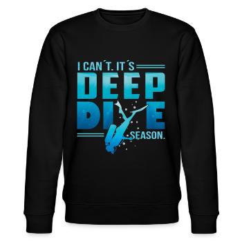 Plongée profonde Freedive DeepDive - Sweat bio CHANGER Stanley/Stella Unisexe - noir - Devant - Nik (191cm) & Marisol (170cm)