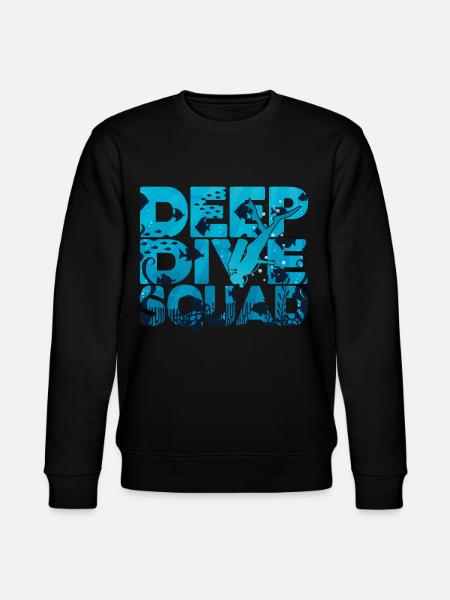 Deep Diving Freedive DeepDive - Stanley/Stella CHANGER Unisex Organic Sweatshirt - black